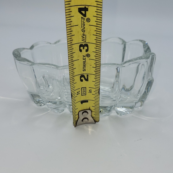 NIB NWOT Vintage Princess House Glass Spoon Holders Buffet Service - Picture 10 of 10